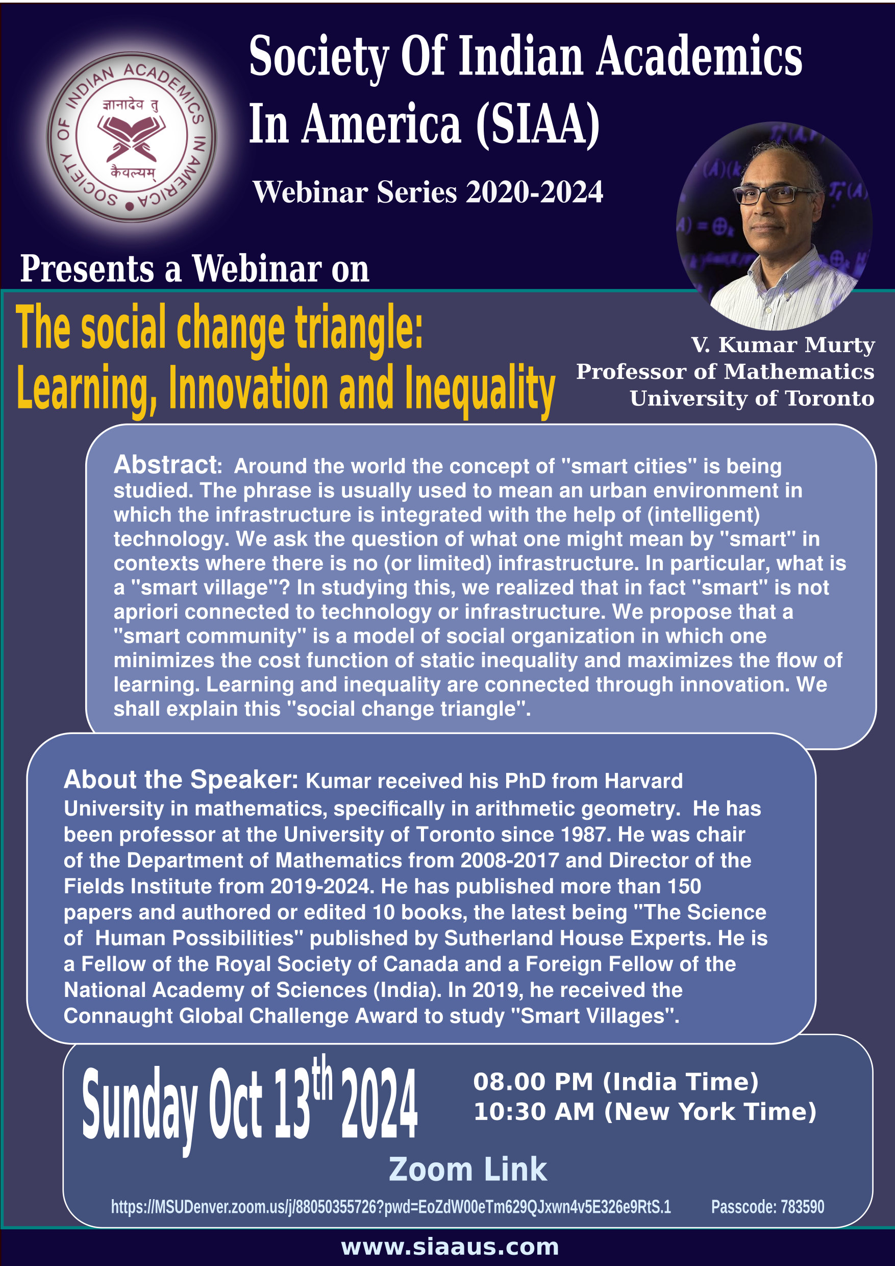 Poster for webinar oct 2024